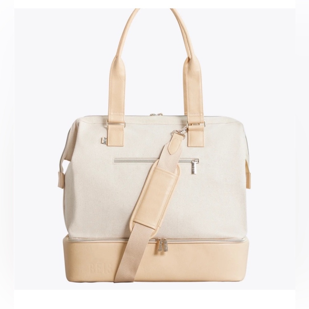 Beis ✈️Matte Beige and Cream Tote Bag